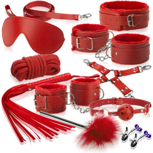 BDSM bondage súprava – pomôcky na zväzovanie a bičovanie - 74188695