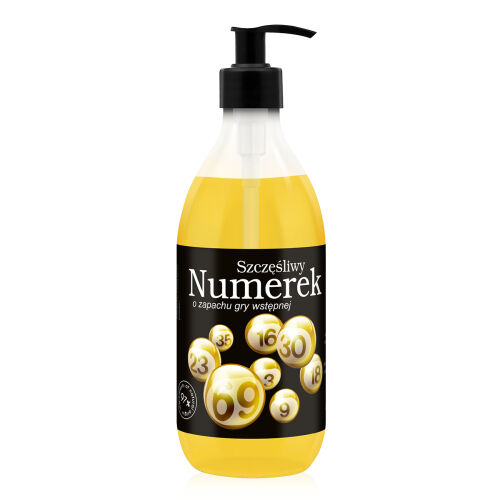 Vegánsky sprchový gél pre mužov ŠŤASTNÉ ČÍSLO 500 ml - 77613186