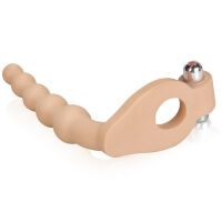 Vibračný erekčný krúžok na penis s masážerom - 79544000 - 6