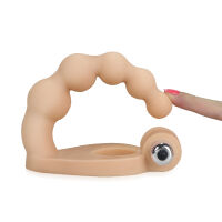 Vibračný erekčný krúžok na penis s masážerom - 79544000 - 4