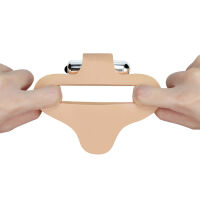 Vibračný erekčný krúžok na penis s masérom 14 cm - 76609366 - 2