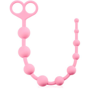 Ružové guličky na šnúrke do vagíny a análu 34 cm 10 guličiek - 70664255