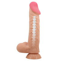 Realistické ohybné telové dildo s chrbticou 24 cm - 70586643 - 2