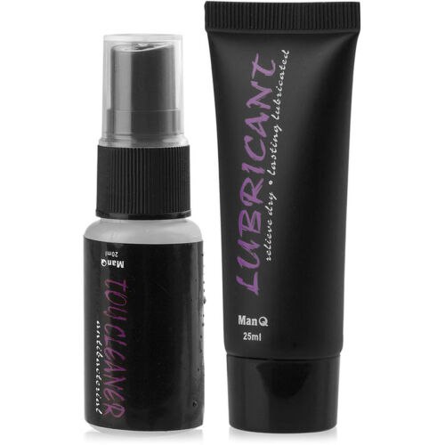 MINI SADA  MAN Q LUBRIKAČNÍ GEL 25 ml  + TOY CLEANER PROSTŘEDEK K ČIŠTĚNÍ  POMŮCEK  20 ml - 57215591