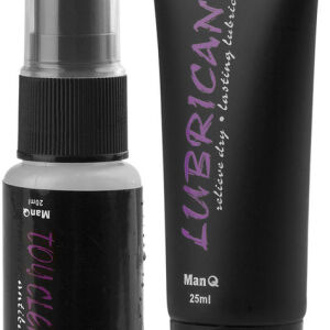 MINI SADA  MAN Q LUBRIKAČNÍ GEL 25 ml  + TOY CLEANER PROSTŘEDEK K ČIŠTĚNÍ  POMŮCEK  20 ml - 57215591