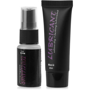 MINI SADA  MAN Q LUBRIKAČNÍ GEL 25 ml  + TOY CLEANER PROSTŘEDEK K ČIŠTĚNÍ  POMŮCEK  20 ml - 57215591