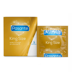 Pasante King Size veľké kondómy 60 mm 3 ks - 73184770