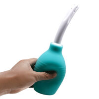 Modrý intímny irigátor s hruškou na análny sex klystír 310 ml - 76095790 - 2
