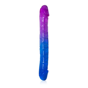 Obojstranné realistické dildo pre LGBT páry 24 cm - 72448663