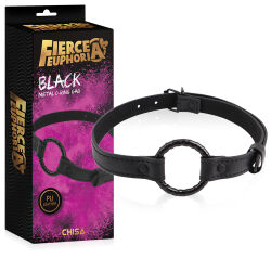 Sexy otvorený BDSM roubík s krúžkom 4,9 cm - 76568621