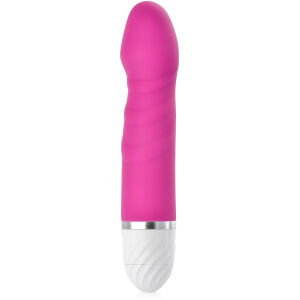 SILIKONOVÝ VIBRÁTOR G-SPOT S VROUBKY – 79307721