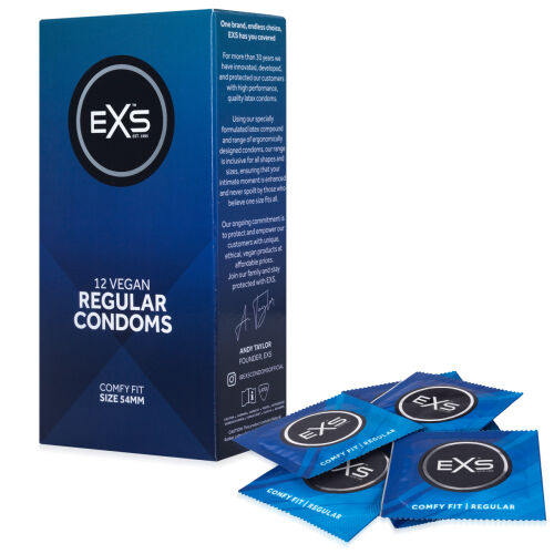 Klasické kondómy EXS COMFY FIT REGULAR 12 ks - 71777308