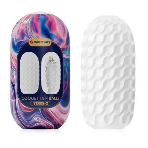 Elastický masturbátor pre mužov s hrbolčekmi 13 cm - 73200690