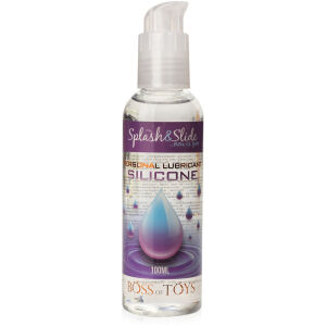 SPLASH&SLIDE SILICONE - ZVLHČUJÍCÍ LUBRIKAČNÍ INTIMNÍ GEL, I K MASÁŽI  100 ml - 79303228