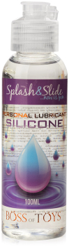 Splash&slide silicone - silikónový intímny a masážny lubrikačný gél 100 ml - 75090279