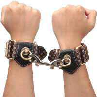 Rebellion elegantné kožené putá na ruky doplnok BDSM - 73400331 - 4