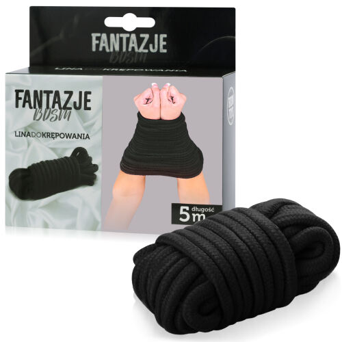Odolné lano na BDSM zväzovanie 100% bavlna 5m - 77077818