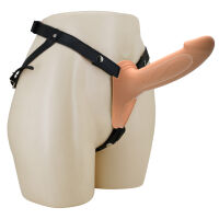Strap-on postroj s telovým návlekom na zväčšenie penisu - 74696456 - 5