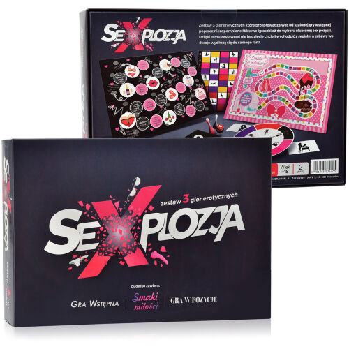 Sexplózia – súprava 3 erotických hier 18+ – predohra, chute lásky, hra polôh – 71957567