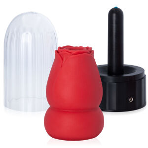 Vyhrievaný masturbátor pre mužov umelá vagína ruža - 75528707