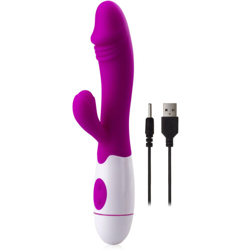 VIBRÁTOR S NABÍJEČKOU 30 PROGRAMŮ - BESTSELEROVÝ SEX GADGET  – 75561225