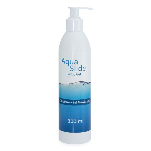 Aqua Slide Erotic Gel vodný lubrikant gél intímny 300 ml - 70181796