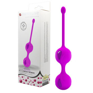Fialové guľky na tréning Kegelových svalov gejša guľky 16,3 cm - 73022846