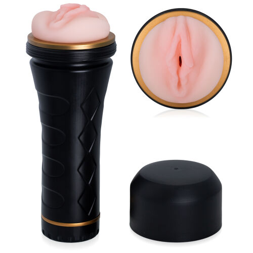 Realistický masturbátor vagína v elegantnej tube 27 cm - 77164678