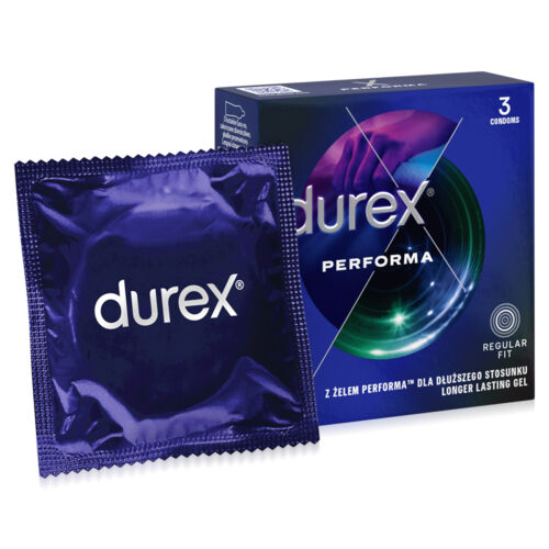 Durex Performa kondómy s benzokaínou dlhší sex 3 ks - 75074136