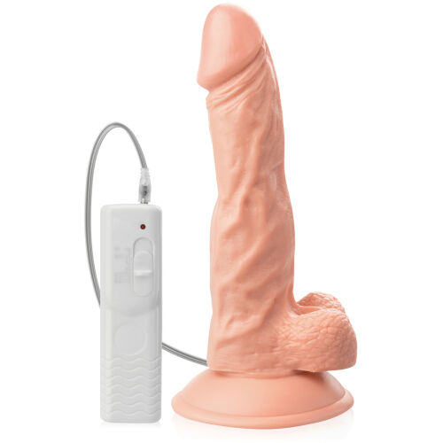 REALISTICKÝ VIBRÁTOR DILDO UMĚLÝPENIS NA PŘÍSAVCE  - 77007158