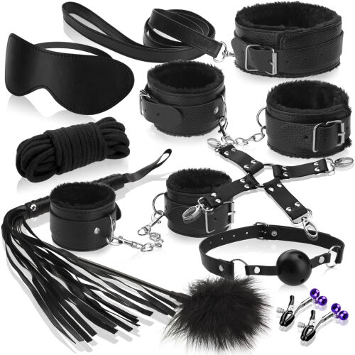 VYJÍMEČNĚ ELEGANTNÍ BOHATÁ SADA PRO SKUTEČNÉ MILOVNÍKY BDSM BONDAGE - 78528465