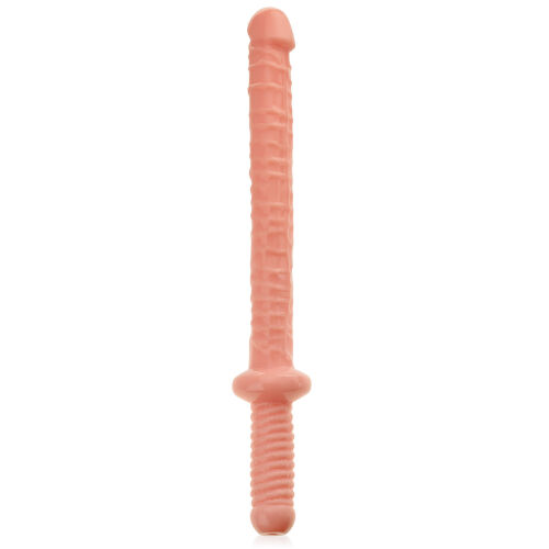 Penetračná palička dildo 45 cm obojstranný penis double dong vaginálno-análny - 74757351