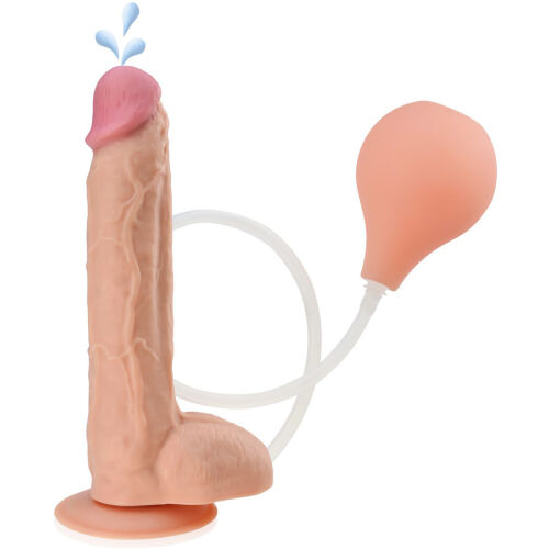 VELKÝ PENIS   26CM S EJAKULACÍ REALISTICKÉ DILDO NA PŘÍSAVCE - 72143308