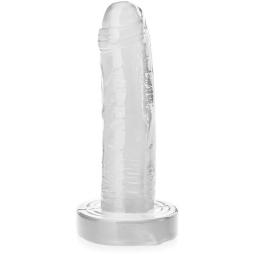 GELOVÉ DILDO NA PŘÍSAVCE ROVNÝ PENIS KE STIMULACI VAGÍNY I ANUSU - 77133594