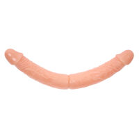 Dvojité realistické ohybné telové dildo pre páry 36 cm - 71519872 - 4