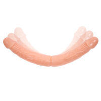 Dvojité realistické ohybné telové dildo pre páry 36 cm - 71519872 - 2