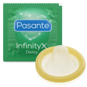 Pasante Delay Infinity "X" prezervatívy oneskorujúce ejakuláciu 1 ks - 78075444