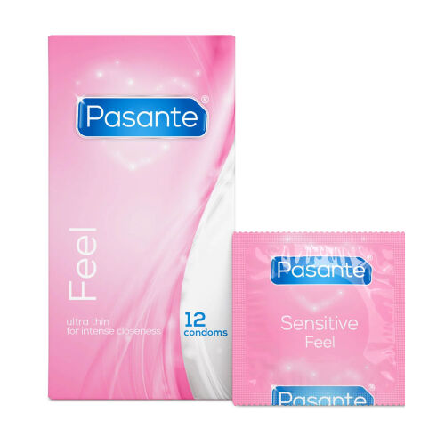 Pasante Feel tenké kondómy s rezervoárom 12 ks - 79470825