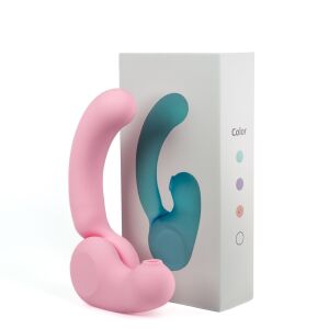 Modulárny vibrátor 2v1 s funkciou sania, 100 možností – 73232262