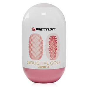 Elastický gélový masturbátor s guľôčkami pre mužov 9 cm - 77780088