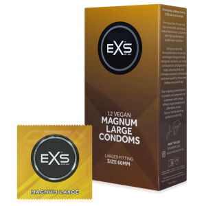 Kondómy XL 60 mm veľký penis EXS MAGNUM LARGE 12 ks - 70948089