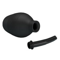 Čierny intímny irigátor s hruškou na análnu sprchu 310 ml - 74021258 - 4