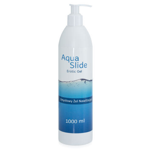 Aqua Slide Erotic Gel lubrikant vodný gél intímny 1000 ml - 78771511