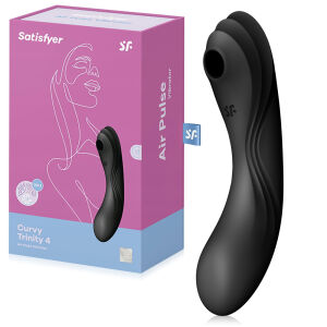 Satisfyer Curvy Trinity vibrátor pre ženy so vzduchovým stimulátorom - 75637666