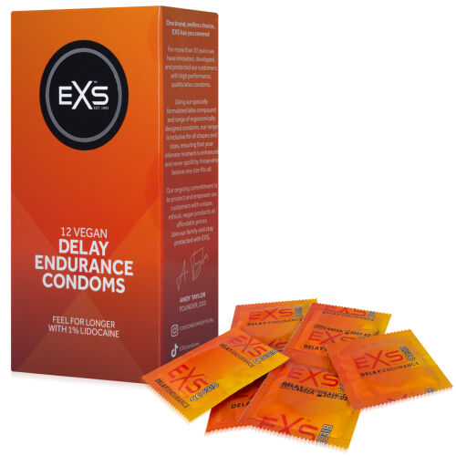 Kondómy predlžujúce styk EXS DELAY 12 ks - 75985035