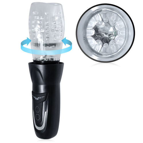 Otočný posuvný masturbátor pre mužov 100 funkcií - 73712973