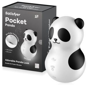 Satisfyer Panda masturbátor 2v1 masážny vzduchový vibrátor - 76036557