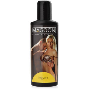 MAGOON GINGER 100 ml - OLEJ PRO EROTICKOU MASÁŽ S VŮNÍ ZÁZVORU  - 70952099