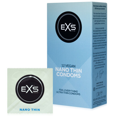 Extra tenké kondómy 0,05 mm EXS NANO THIN 12 ks - 76503787