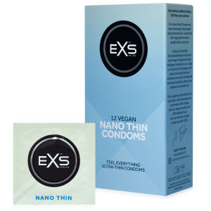 Extra tenké kondómy 0,05 mm EXS NANO THIN 12 ks - 76503787